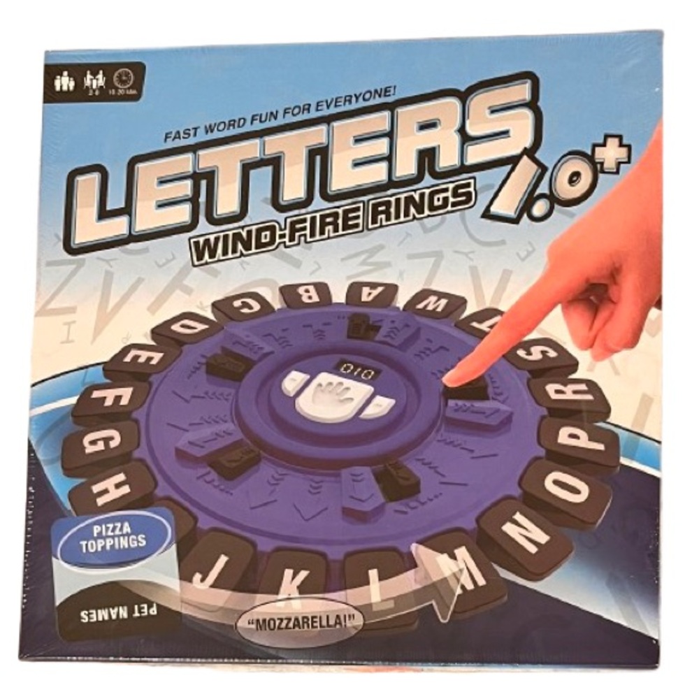 🆕-Letters Wind-Fire Rings Family Board
Game.